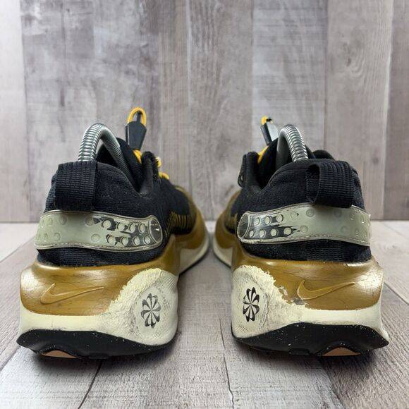 Nike ReactX Infinity Run 4 Men's Size 9.5 Running Shoes Sneakers Black Bronzine - Picture 10 of 16